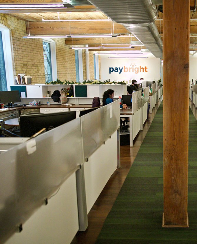 office Paybright store interior