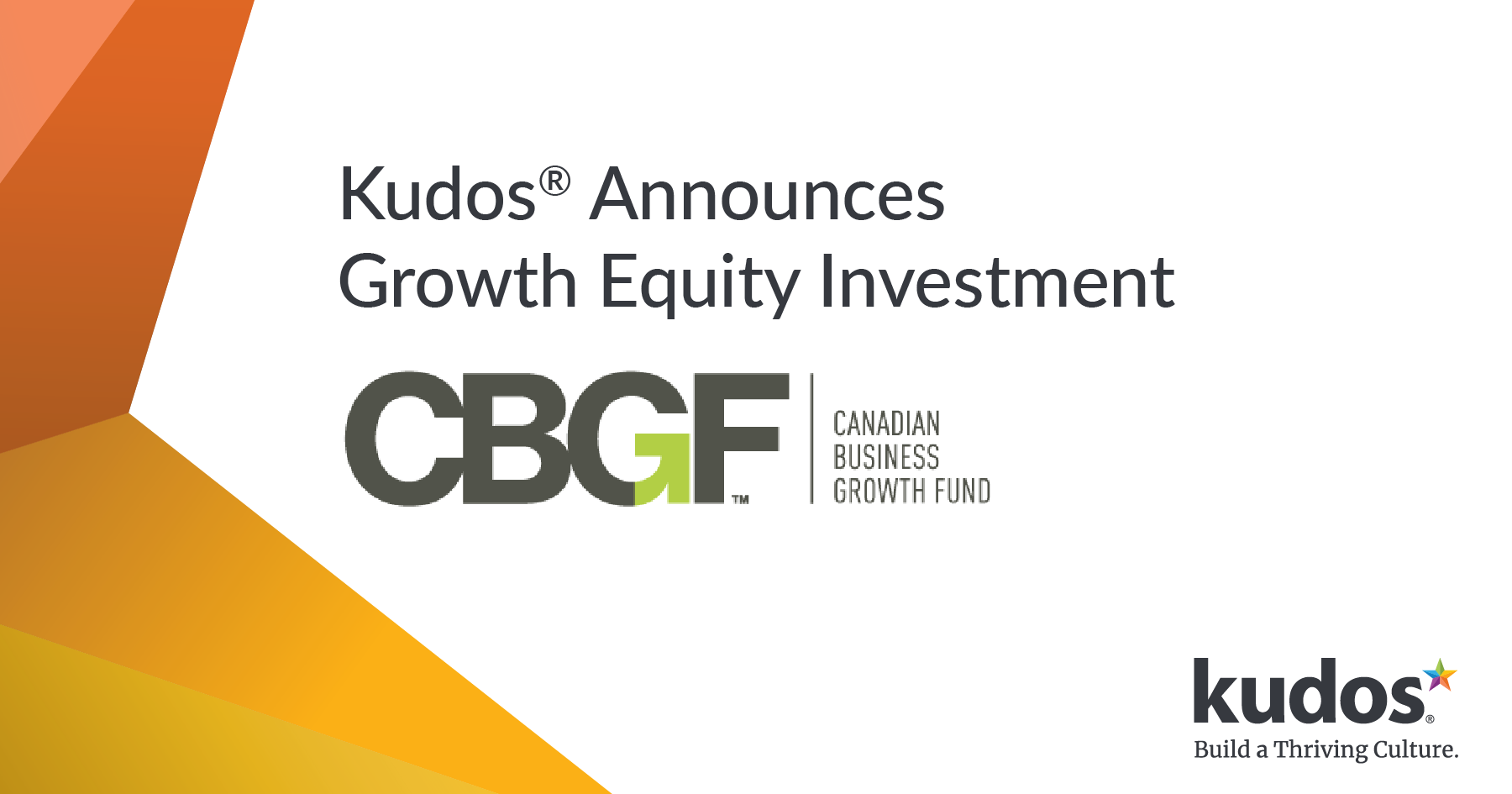 kudos announces growth equity investment